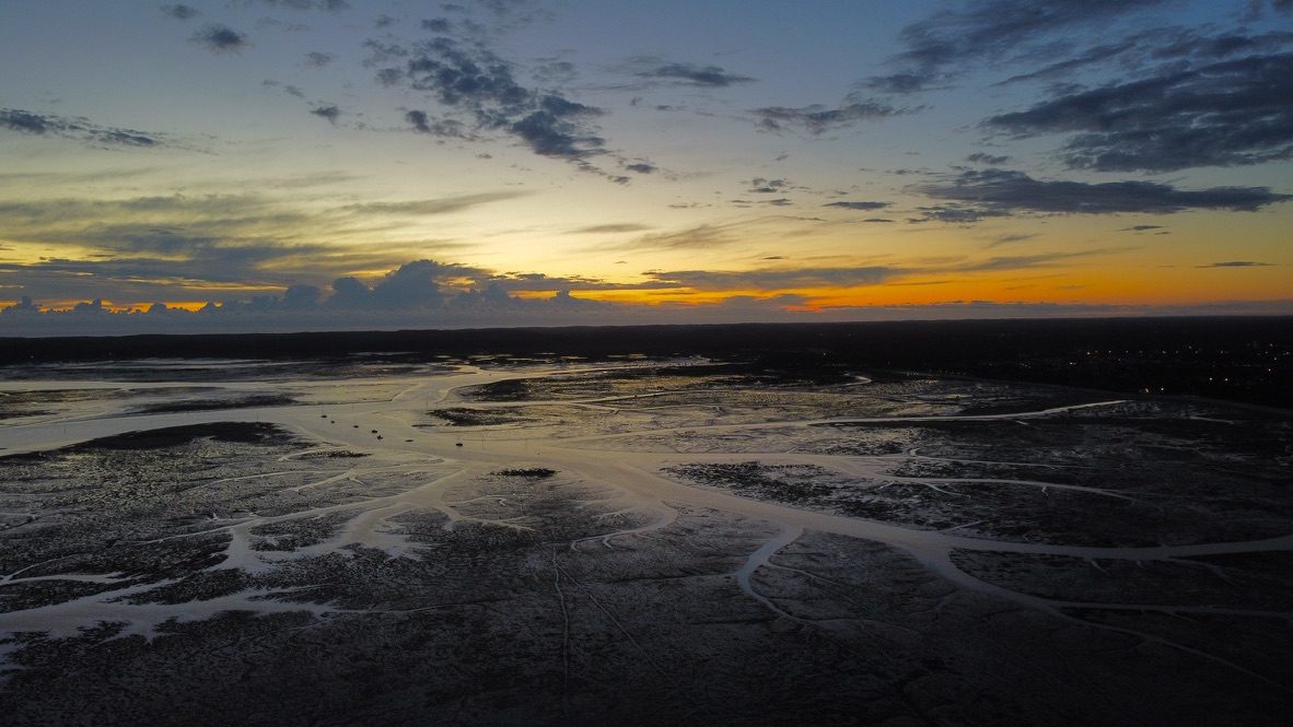 Coucher de soleil sur le Bassin d'Arcachon